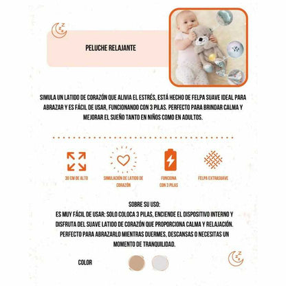 PELUCHE NUTRIA RELAJANTE